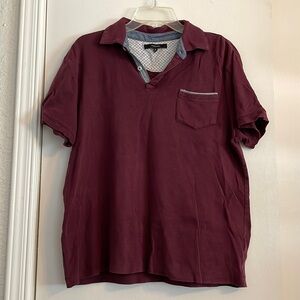 Tahari Burgundy Polo